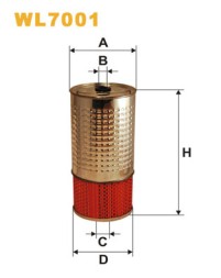WL7001 WIX FILTERS Фільтр оливи