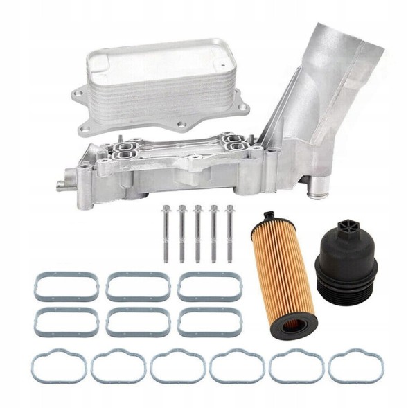 Китай DO SILNIKÓW 3.2 / 3.6 V6 PENTASTAR – CHRYSLER / DODGE / JEEP / VW / LANCIA / FIAT 5184304AF 68105583AD Корпус масляного радіатора Dodge Jeep Chrysler 3.6 5184304AF 68105583AD