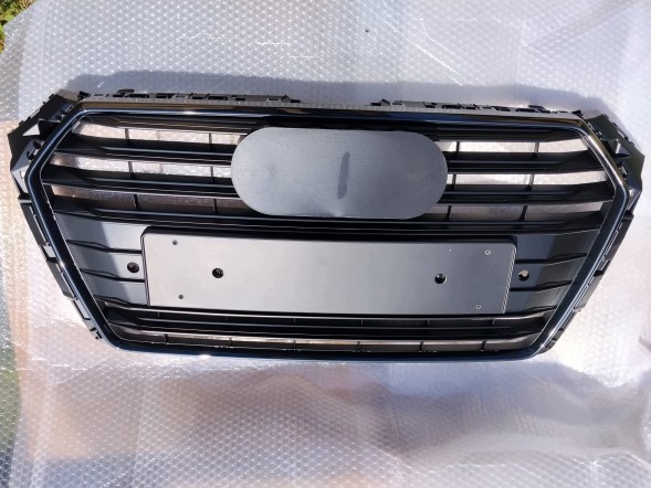 0AMS HCA416-1002 РЕШІТКА РАДІАТОРА ПЕРЕДНЯ AUDI A4 B9 2015-2020 ЧОРНИЙ ХРОМ