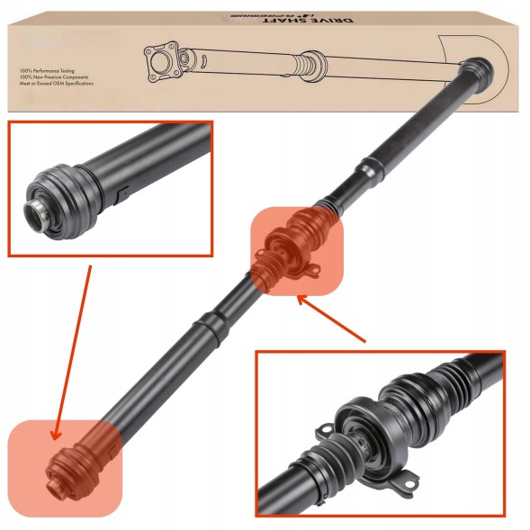 Euro Driveshafts abc14.10a/25 КАРДАННИЙ ВАЛ PORSCHE CAYENNE 92A 3.6 GTS 4.8 Turbo 4.8 S задній