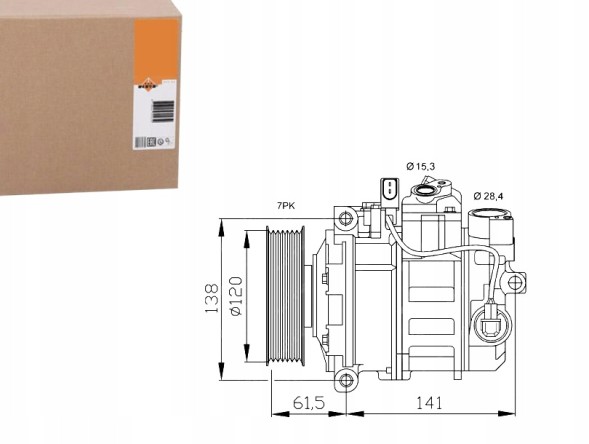 NRF 32777 Nrf 32777 компресор, кондиціонер