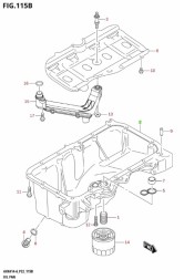 Suzuki OE 11511-76SA0 SUZUKI K15C - Масляний піддон