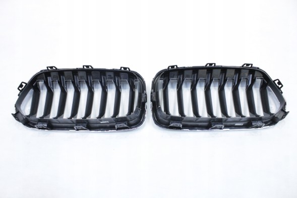 BMW OE 7424778 51137424778 7424777 51137424777 #77 ОРИГІНАЛЬНІ РЕШІТКИ РАДІАТОРА (НІРКИ) ДЛЯ БАМПЕРА З ХРОМОВАНОЮ ОСНОВОЮ BMW F39 X2