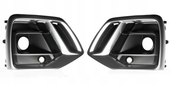 Китай ATRAPA KRATKA ZDERZAKA AUDI Q5 80A LIFT 20- CHROM PRAWA+LEWA АТРАПА РЕШІТКА БАМПЕРА AUDI Q5 80A ЛІФТ 20- ХРОМ ПРАВА+ЛІВА
