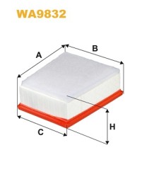 WA9832 WIX FILTERS Фільтр повітряний