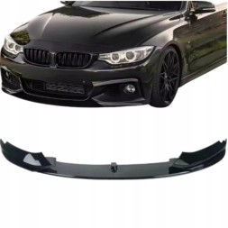 Mertt MRT-2027288 Спідлер (накладка) бампера Mertt чорний глянець для BMW F32/F36/F33