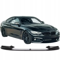 Mertt MRT-2027288 Спідлер (накладка) бампера Mertt чорний глянець для BMW F32/F36/F33
