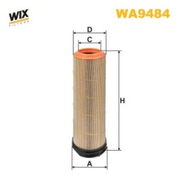 WA9484 WIX FILTERS Фільтр повітряний
