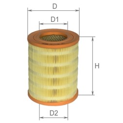 AF0136 ALPHA FILTER Фільтр повітряний
