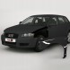 282100158 BLU переднє ліве крило AUDI A3 8P LZ7L сіре 03-08 оцинковане