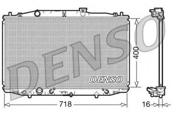 Denso DENDRM40024/RS1 Охолоджувач двигуна denso