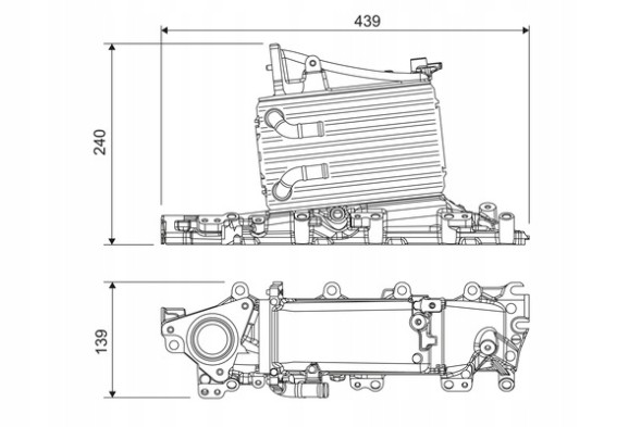 Valeo 818683 Інтеркулер valeo 818683