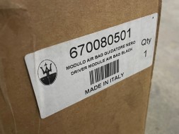 Maserati OE Airbag Levante Подушка безпеки водія Maserati Ghibli Levante Quattroporte чорна
