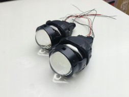 Китай 2,5biledLASER Лінзи BILED BI-LED 2,5" з лазером, ТОП 150W 2 світловідбивача - ЛАЗЕР