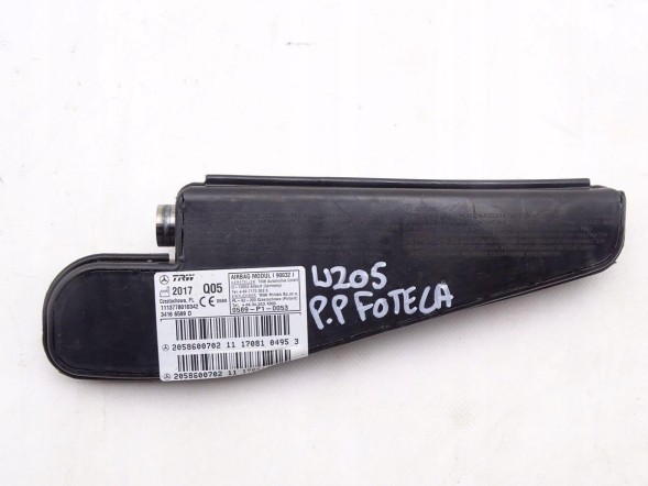 Mercedes-Benz OE 2058600702 GBI_BMW Y MERCEDES C-КЛАС W205 14-21 ПОДУШКА AIRBAG СИДІННЯ ПРАВА ОРИГІНАЛ НОВА