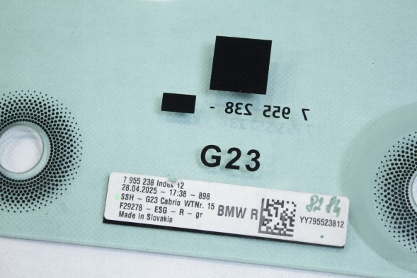 BMW OE 7955238 51357955238 СКЛО БОКОВЕ КРИЛА ЗАДНЬОЇ ЧАСТИНИ КУЗОВА ПРАВЕ BMW G23 G83 M4 7955238