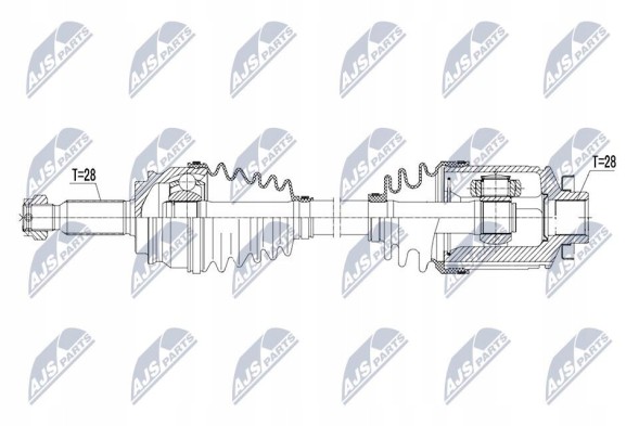 NTY NPW-CH-054 Nty npw-ch-054 карданний вал