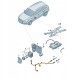 Audi OE 4M0971192F QBG Новий Оригінальний джгут шнура камери Q7 AUDI OE 4M0971192F