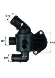 TI 15 92 MAHLE ORIGINAL Термостат