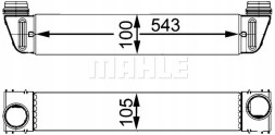 Mahle CI 79 000S Інтеркулер bmw 5 e60 530d 05-07 170 kw