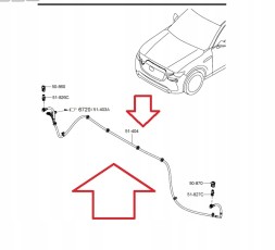 Mazda OE KBB351404 Шнур омивача фар oe mazda cx-60 kh kbb351404