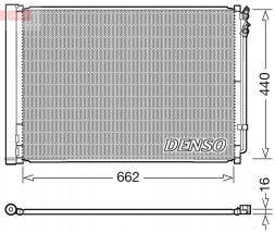 Denso DCN05032 Конденсатор, кондиціонер denso dcn05032