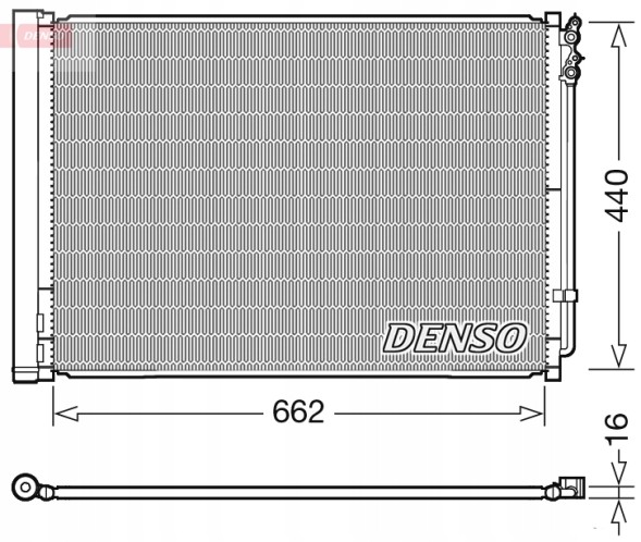 Denso DCN05032 Конденсатор, кондиціонер denso dcn05032