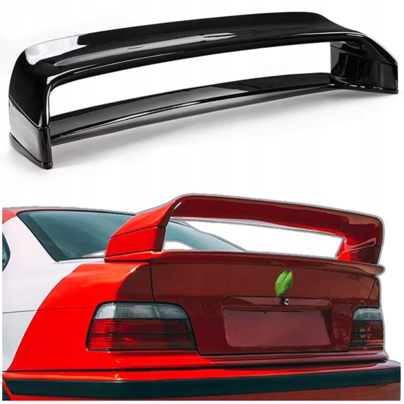 Китай Spoiler Lotka BMW E36 GT CLASS Czarny Połysk Спойлер чорний для BMW E36 GT CLASS, замінник