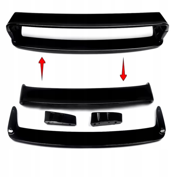 Китай Spoiler Lotka BMW E36 GT CLASS Czarny Połysk Спойлер чорний для BMW E36 GT CLASS, замінник