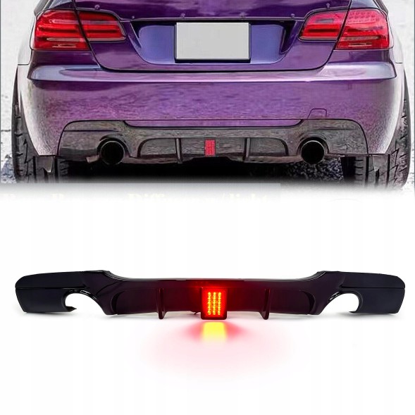 Китай BMW E90 E91 DYFUZOR TYLNA DOKŁADKA M-PERFORMANCE 0--0 CZARNY POŁYSK BMW E90 E91 ДИФУЗОР ЗАДНЯ НАКЛАДКА M-PERFORMANCE 0--0 ЧОРНИЙ ГЛЯНЕЦЬ