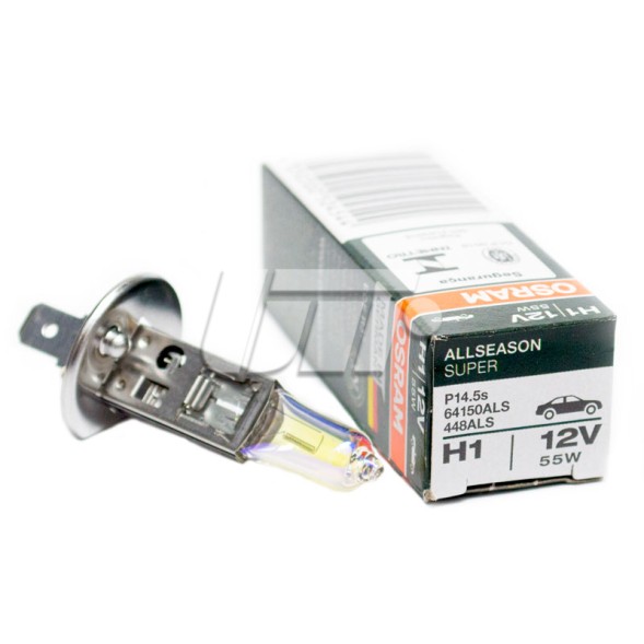 64150ALS OSRAM Автолампа Osram H1 12V 55W P14 5S