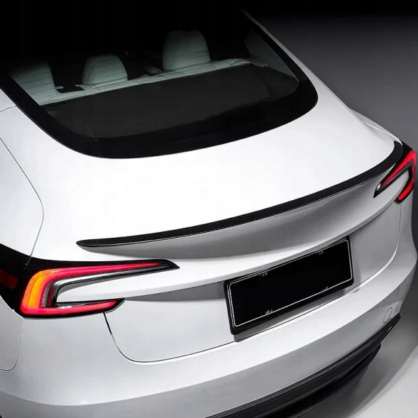 Китай AC-S0093 Лоток спойлер Tesla Model 3 2023+ чорний глянець