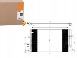 NRF 86228141 NRF Nrf35911 конденсатор кондиціонера alfa 159 05- + помічник водія #33