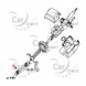 Carmont Тяга рульової колонки L200 2.5 DiD Pajero Sport KH 4401A161 MN125326
