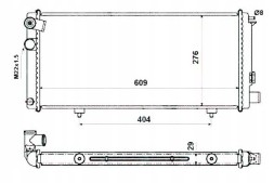 NRF PRO/54628 NRF Охолоджувач peugeot 205 84-98 nrf + помічник зіткнення #34