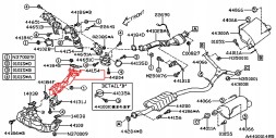 Subaru OE 44614AA061 ВИХЛОПНИЙ КОЛЕКТОР UPPIPE TWIN SCROLL SUBARU ВЕЧІРКА STi SPEC C WRX EJ207