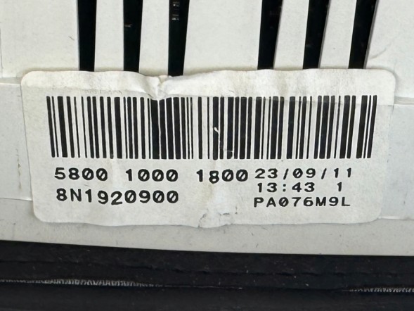 Audi OE ЛІЧИЛЬНИК ПРИЛАДІВ СПІДОМЕТР AUDI TT 8N1920900 580010001800 MM4 JAEGER