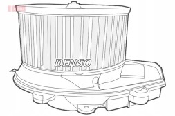 Denso DEA02002 Повітродувка audi a4 b5 94-00 denso dea02002