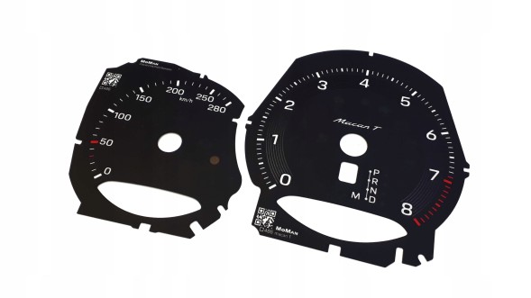 Moman 0089688091326 Porsche Macan T - заміна дисків лічильника з МПГ на км/год MoMan