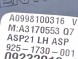 Mercedes-Benz OE A0998100316...XXX MERCEDES C KLASA W205 ВКЛАД ДЗЕРКАЛА СКЛО ЛІВЕ A0998100316