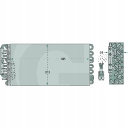 Mahle Випарник Mahle AE 72 000P , установка кондиціонера