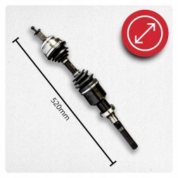 BRV  Піввісь права volvo s80 i (184) 2.8 т6 3.0 т6 автомат новий