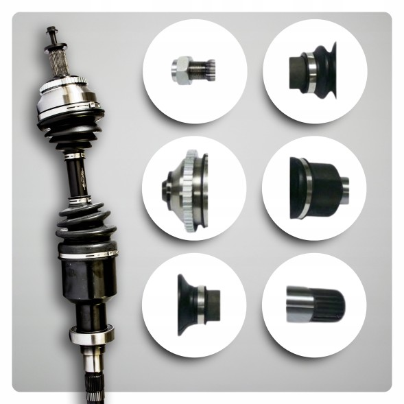 BRV  Піввісь права volvo s80 i (184) 2.8 т6 3.0 т6 автомат новий