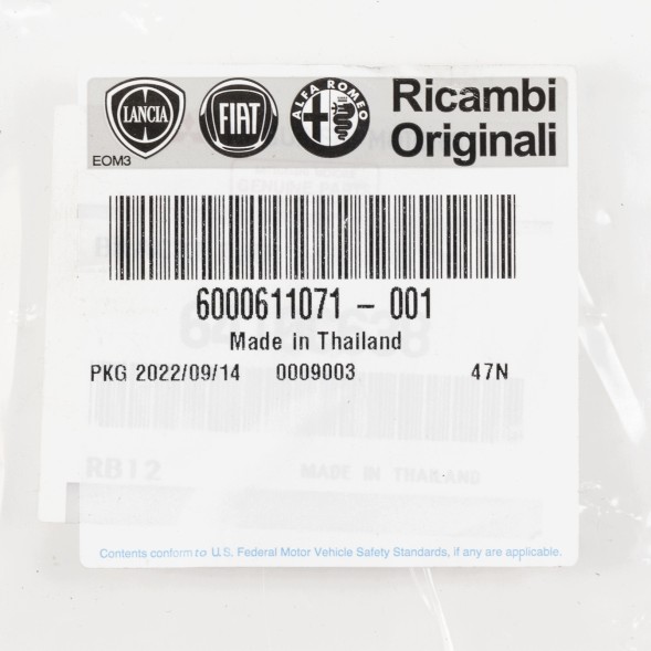 Fiat OE Задня права балка кронштейна Fiat OE 6000611071