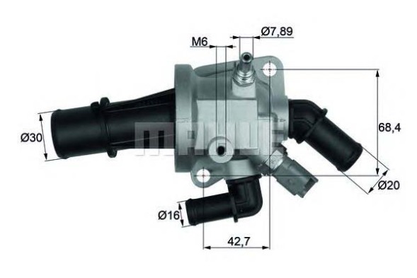 BEHTI 164 88/RS4 BEHR ТЕРМОСТАТ 55180041 55224021 TH717888J TH28488