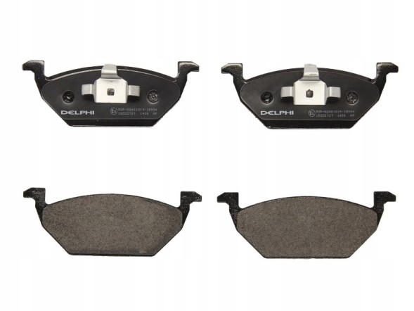 Delphi LP1436 + BG4647C Накладки + гальмівні диски передні delphi SKODA CITIGO SEAT Mii VW UP