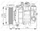 NRF 32512 Компресор компресора кондиціонера 32512 nrf audi