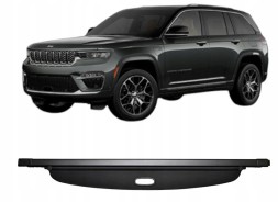 Xenox Roleta Bagażnika JEEP GRAND CHEROKEE WL 5 miejsc KRÓTKI 2021+ Багажна шторка Xenox чорна для Jeep Grand Cherokee WL 5 місць 2021+