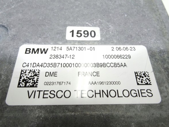 BMW OE 5A7130101 LCT4776 BMW X1 U11 - КОМП'ЮТЕР БЛОК КЕРУВАННЯ ДВИГУНА 5A7130101 ЧИСТИЙ