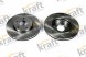 Kraft Automotive 6006415 + 6042206 FORD C-MAX I (DM2) Крафт передні колодки + диски FORD C-MAX I 1